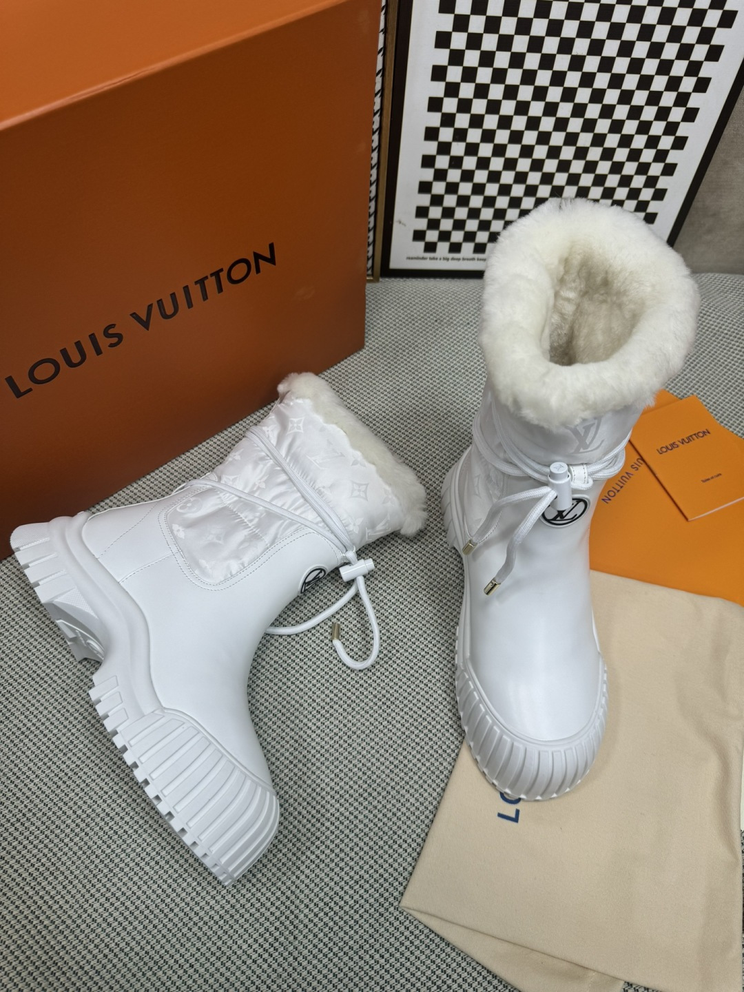 Louis Vuitton trainer boots