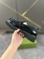 Gucci leather shoes, loafers - Image 6