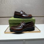 Gucci leather shoes, loafers - Image 5