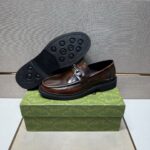 Gucci leather shoes, loafers - Image 8