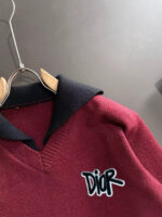 The latest winter sweaters on Dior 2025 official website, synchronized with popular items on sale at counters! Specially supplied wool blended fabric Comfortable to feel It can directly touch the skin, with exquisite embroidered logos and badges that are extremely eye-catching! Details highlight the fashionable charm of big brands Exquisite craftsmanship Stereoscopic cutting style The wearing effect is unbeatable and handsome! All three standards are complete! Size: M-3XL - Image 2