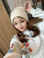 罗意威loewe官网经典款针织帽！小红书热卖爆款！穿搭神气！男女同款，加厚更保暖，时尚流行🌸质感一流，秋冬保暖最佳名品，赶紧订购哦，跑量款 - Image 3