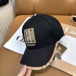 Burberry ☄️ Official website synchronized online 🎊  Korean version new British style customized 1:1 original single quality unisex baseball cap jacquard Meibang craft geological fabric high version quality 🔥🔥🔥 - Image 2
