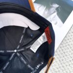 💰新款出货 HERMÈS (爱马仕)最新款原单棒球帽，拼色H，正品开模订制，原版透气帆布面料+原厂精钢调节扣，做工细致，时尚帅气质量超赞！ - Image 7