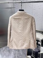 Louis Vuitton LV 2025ss Spring and Autumn new suit, high-end version! Customized fabrics for counters have high breathability and comfort, impeccable details, and brand element design concepts, reflecting high quality. Delicate and soft to the touch! Presenting casual tailoring, the upper body design is superb! Size range: 48-58 - Image 2