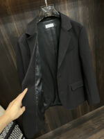 main recommendation 🌹  BC 2025ss early autumn new release ❤️ ‍ 🔥 BC suit jacket jacket, a popular autumn suit jacket jacket, with a classic logo embroidered on the chest in a single west style. Wearing it is a comfortable, relaxed, and slimming presence, lazy and casual. Combined with a clean and simple color scheme, it is particularly durable and suitable for daily wear~Introducing sporty items adorned with vibrant prints!Size: M-3XL with complete three sizes available for next day shipmentColor: Black KhakiH2025 new model launched - Image 3