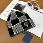 💛配防尘袋。【lv 路易威登】2025新款大牌刺绣针织毛线帽，男女款～时尚简约#保暖款 - Image 7