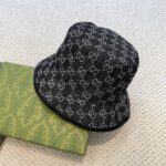 Original order qualityGUCCI Guqi Fisherman's Hat 👒 The new Gucci fisherman hat on the official website is on the rise, with exquisite craftsmanship and high-end atmosphere! Low profile luxury, easy to carry! Run volume! - Image 8
