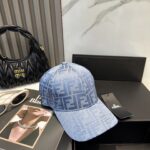 FENDI Oldflower Alphabet Baseball Hat 🧢 FD's old flower fisherman hat is really stylish. It's a super popular fisherman hat that looks fashionable and versatile all year round 🉑 Wearing a huge outfit is easy to match 🥰 - Image 6