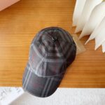 Burberry 🌸 Official website synchronized online 🎊  Korean version of new British style custom 1:1 original single quality unisex baseball cap with American craftsmanship, cotton and linen geological fabric, high version quality 🔥🔥🔥