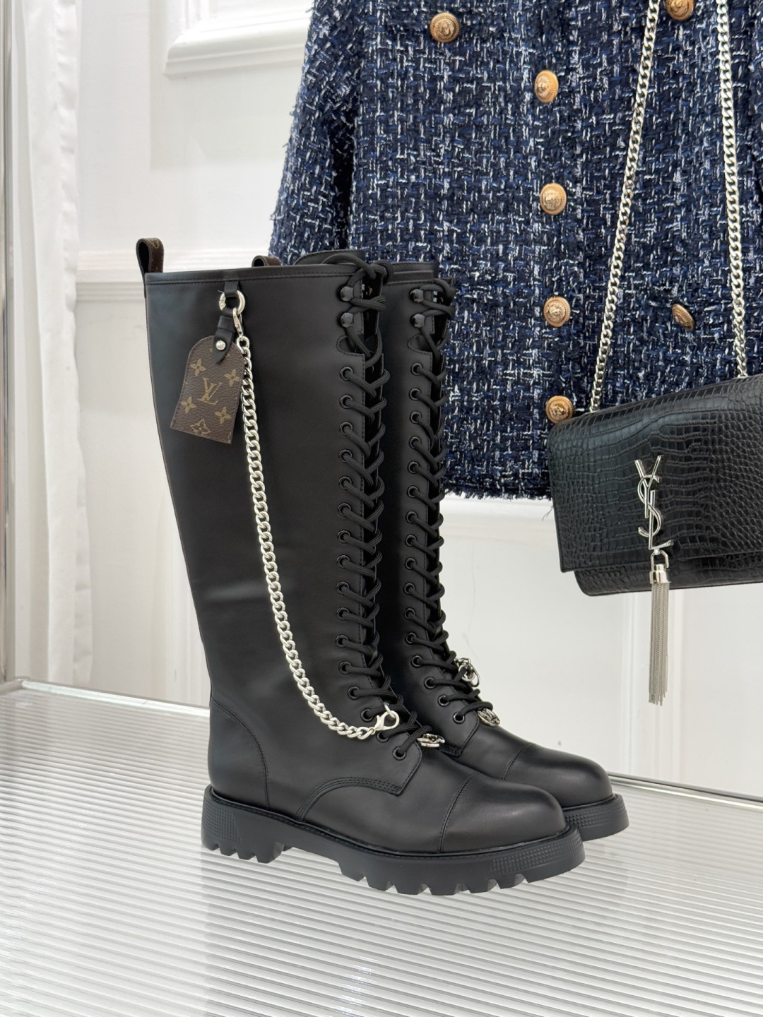 Louis Vuitton trainer boots