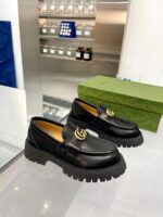 Gucci leather shoes, loafers - Image 8