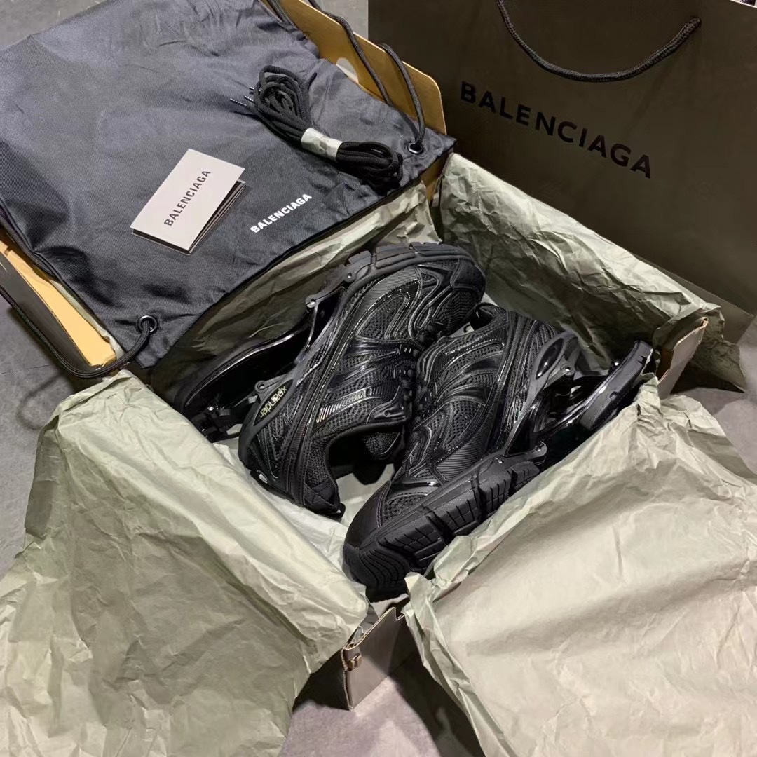 🆕配色🔥🔥🔥顶级版本💯Balenciaga X-PANDER Sneaker 2021SS 全新系列弹簧鞋 黑色❤️男女👫尺码：35-45码