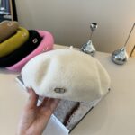 💰

爱马仕新款羊毛贝雷帽，南瓜帽，百分百羊毛🦙面料，头围57cm - Image 2