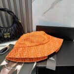 FENDI floral letter fisherman hat, FD's floral fisherman hat is really stylish, super popular fisherman hat, see the popular collection of fashionable and versatile all year round 🉑 Wearing a huge outfit is easy to match 🥰 - Image 7