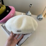 💰

爱马仕新款羊毛贝雷帽，南瓜帽，百分百羊毛🦙面料，头围57cm - Image 3