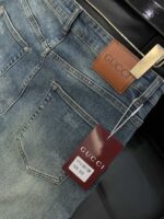 【Gucci Jeans | Classic Denim, Engraved with Luxury DNA】 When street style meets haute couture, a pair of jeans can become a badge of status.
Deconstructing the language of denim with centuries-old craftsmanship, we infuse every inch of fabric with a modern attitude and luxurious details, making everyday wear a silent declaration of taste.
✨ A pair of jeans is an attitude, and even more so, a legacy.
It's not just a wardrobe essential, but also an interpretation of the brand's spirit—
"From suitcases to jeans, we have always defined the boundaries of luxury with the ultimate craftsmanship."
Sizes: 28-42 - Image 7