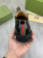 Gucci leather shoes, loafers - Image 8