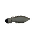 ［上新］vt平底鞋黑色漆皮单条带
Size：35-40码 - Image 8
