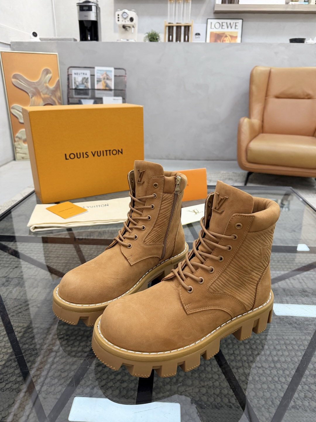 Louis Vuitton trainer boots