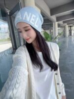 💰认准品质哦，精巯羊毛系列Chanel官网品质香奈儿秋冬网红时尚博主推荐款毛线帽，小红书爆款，手感超柔软舒适的针织线帽，弹性极佳！ - Image 3
