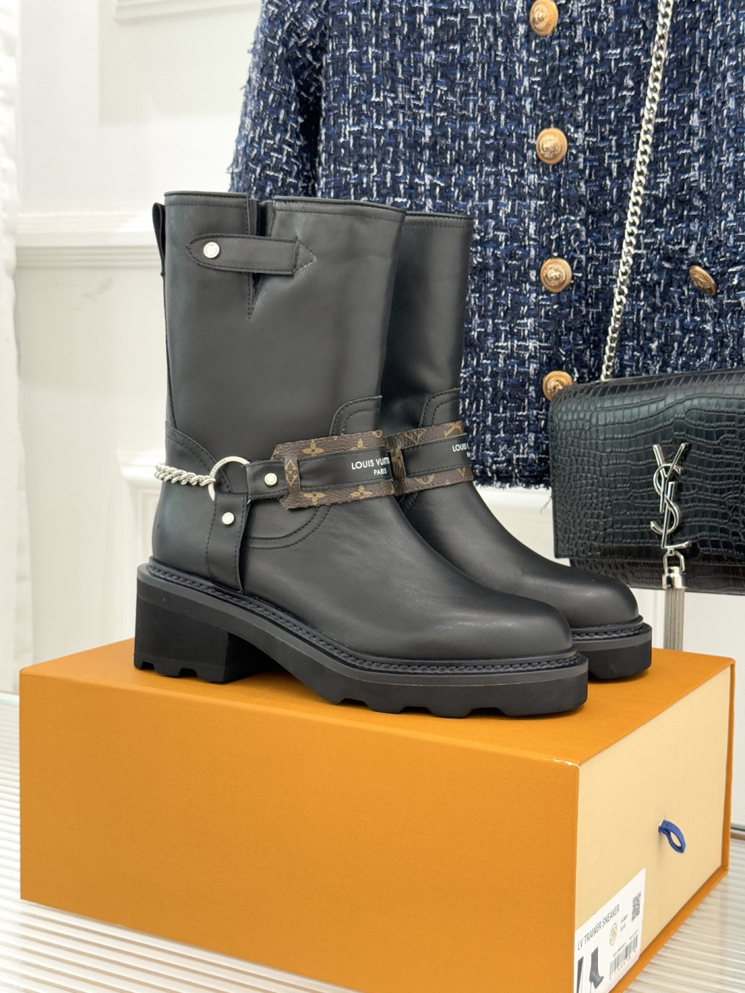 Louis Vuitton trainer boots