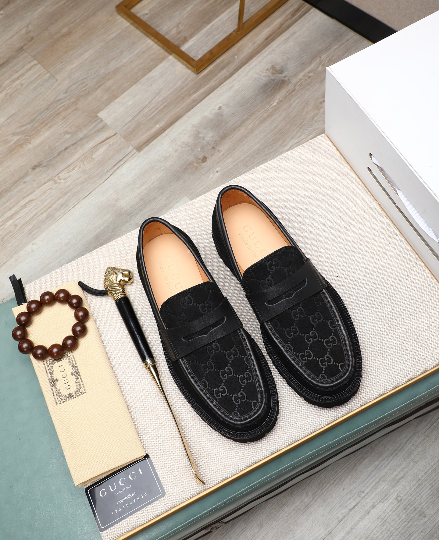 Gucci leather shoes, loafers