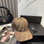 FENDI Oldflower Alphabet Baseball Hat 🧢 FD's old flower fisherman hat is really stylish. It's a super popular fisherman hat that looks fashionable and versatile all year round 🉑 Wearing a huge outfit is easy to match 🥰 - Image 7