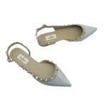 ［上新］vt平底凉鞋款浅蓝色漆皮
Size：35-40码 - Image 9