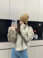 罗意威loewe官网经典款针织帽！小红书热卖爆款！穿搭神气！男女同款，加厚更保暖，时尚流行🌸质感一流，秋冬保暖最佳名品，赶紧订购哦，跑量款 - Image 3