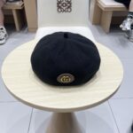 Gucci Gucci wool beret, pumpkin hat, hat shape super regular 100% wool fabric, head circumference 57cm