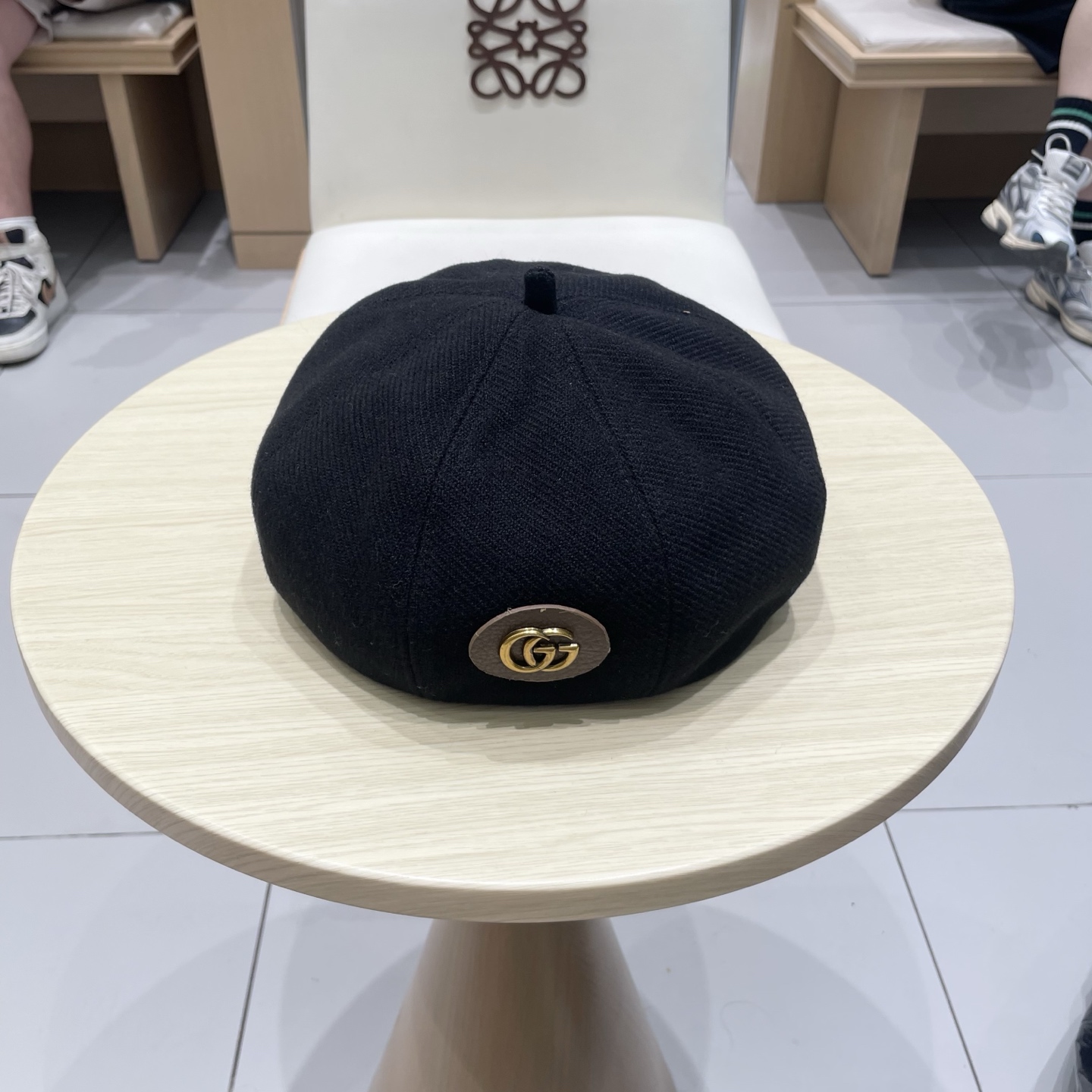 Gucci Gucci wool beret, pumpkin hat, hat shape super regular 100% wool fabric, head circumference 57cm