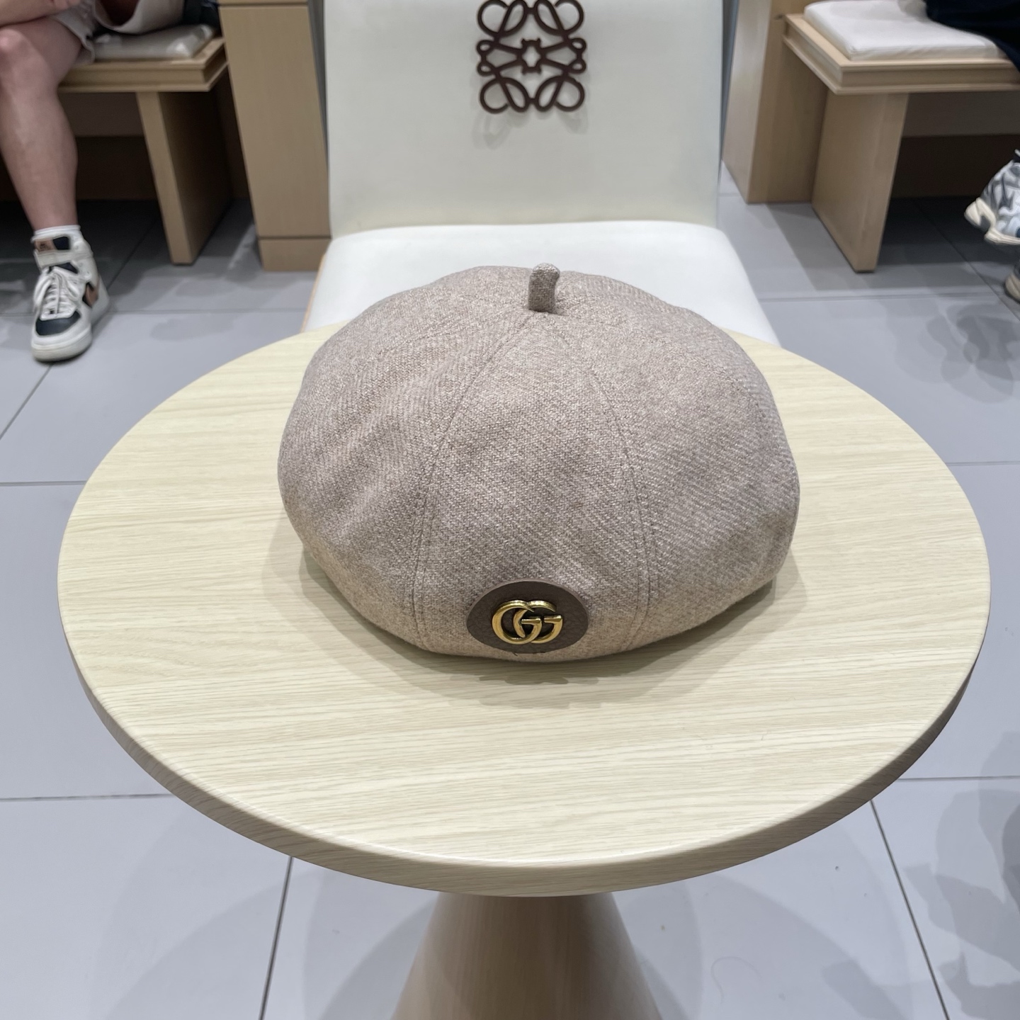 Gucci Gucci wool beret, pumpkin hat, hat shape super regular 100% wool fabric, head circumference 57cm