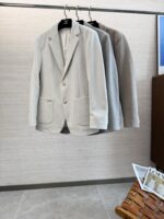 🔥🔥HER25S autumn and winter men's casual suit, the latest slim fit suit from the trading company's channel, is a guarantee and display of high-end quality. It embodies the elegance of Italian gentlemen and is meticulously crafted with exquisite craftsmanship. Both the quality and fabric craftsmanship are top-notch. The custom suit fabric provided by the customer has excellent light resistance, creating a high-end texture. The rare style is both stylish and harmonious, combining fashion and temperament. The delicate texture structure, breathability, and comfort bring an experience that subverts imagination!! Code M-3XL - Image 10