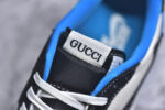 ▪细节鉴定
Travis Scott x Fragment Design x Air Jordan 1 Low OG SP AJ1 古驰联名 蓝黑花勾 低帮文化休闲板鞋 - Image 2