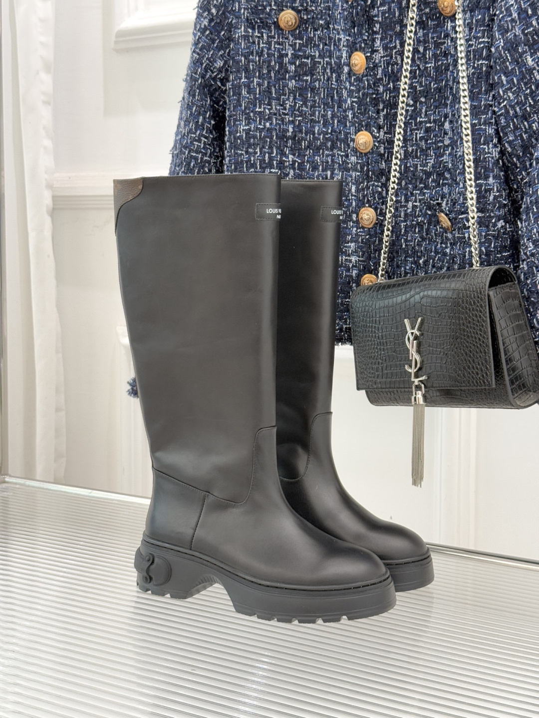 Louis Vuitton trainer boots