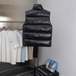 2025秋冬新款🆕羽绒服顶级代购版本羽绒马甲⬆️Moncler Lipsi羽绒马甲.撞色拼接设计.填充超级饱满.

Lipsi男士羽绒马甲采用亮面nylon laqué面料制成，适合换季穿着，带来温暖呵护。

Lipsi短款羽绒马甲演绎Moncler经典设计，是换季衣橱的必需单品。采用轻盈的功能性nylon laqué面料制成，撞色衬里尽显活力。
详情
•采用轻盈nylon laqué面料制成
•轻盈nylon laqué衬里
•填充羽绒
•立领
•拉链开合
•拉链口袋
•雪尼尔标识贴片
Size：1-5 黑色/象牙白 情侣款 - Image 2