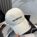 BALENCIAGA巴黎世家新款logo棒球帽，很酷的色系，男女佩戴都有不同style，第一批抢先出货！巴黎粉必入款！ - Image 5